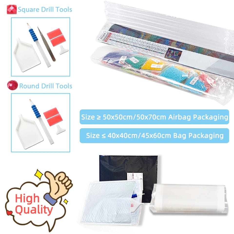 Amazello Arts & Crafts 5D Diamind Painting Mini Lion Collection