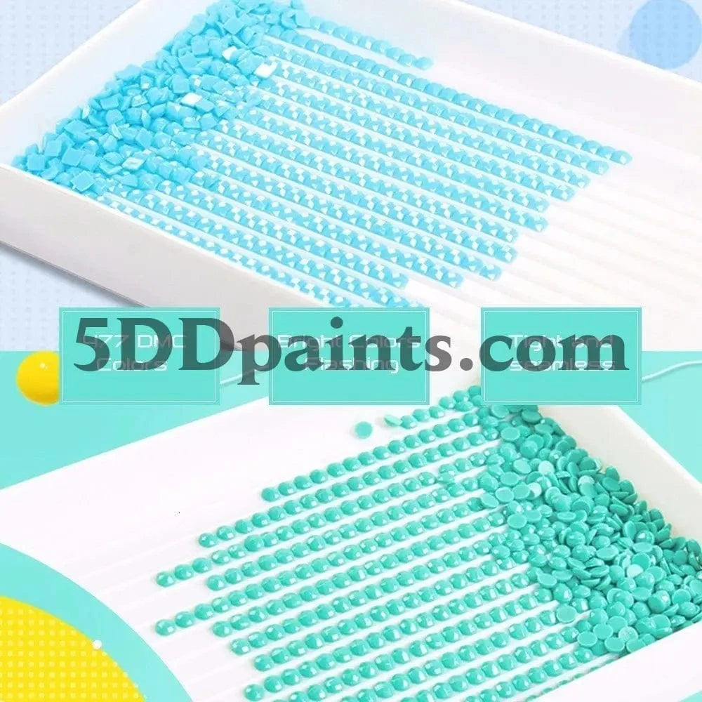 Amazello Arts & Entertainment 5D Diamond Painting Rainbow Abstract