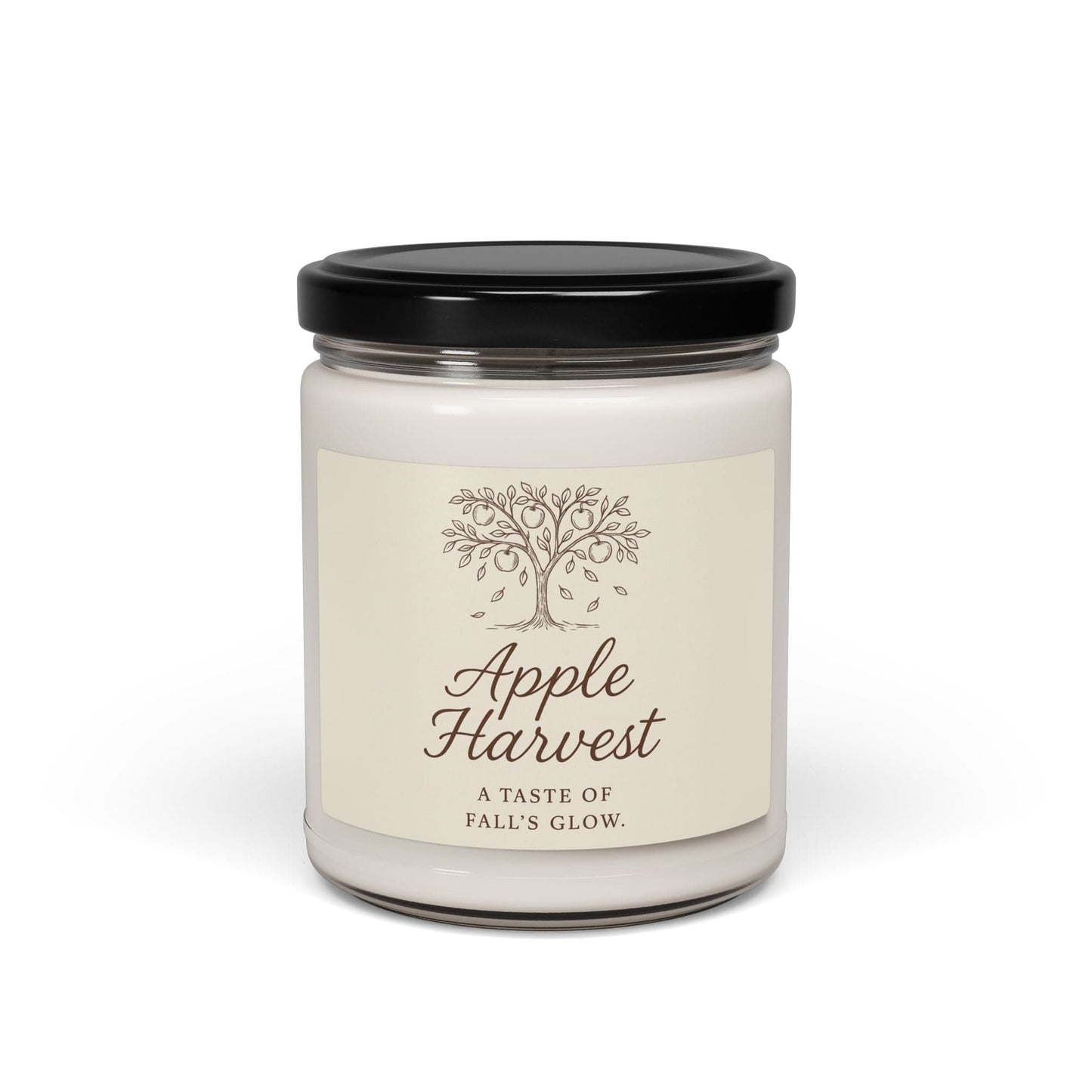 Printify Home Decor Apple Harvest / 9oz Apple Harvest Scented Soy Candle - 9oz | A Taste of Fall's Glow