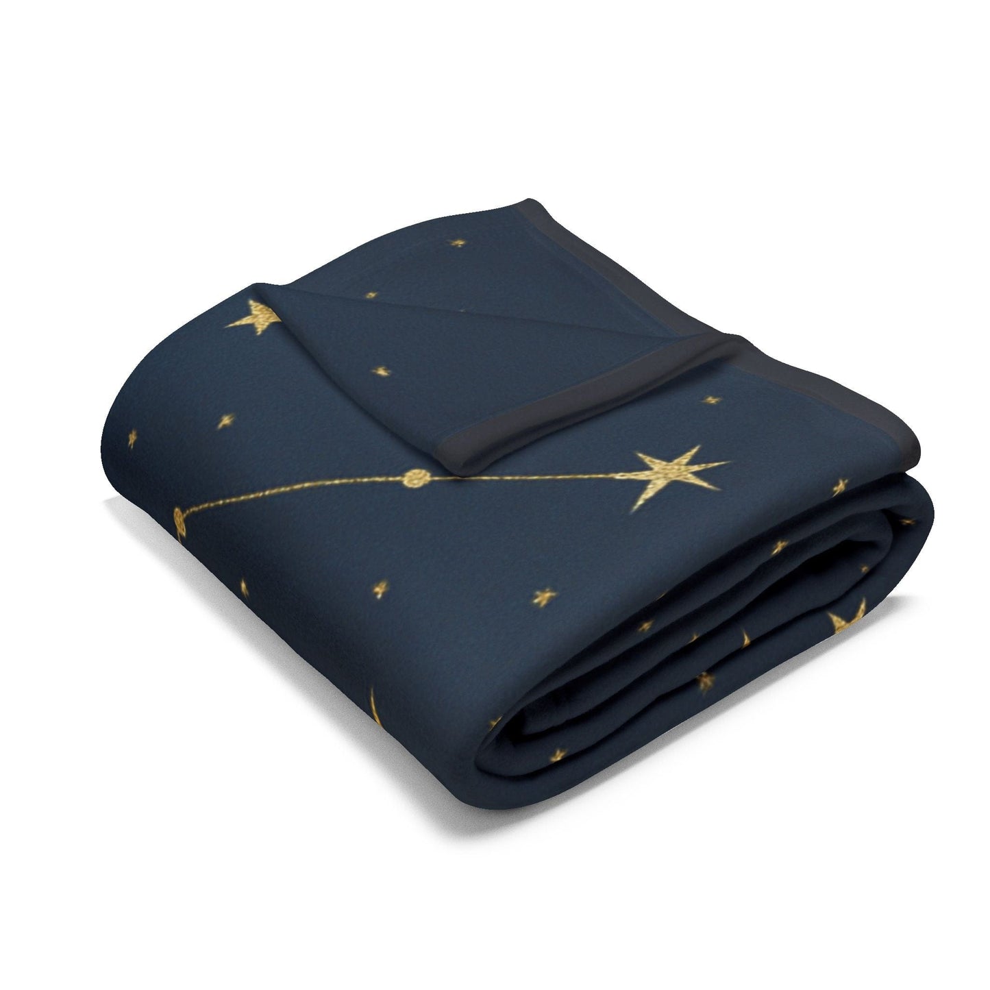 Printify Home Decor Cosmic Stars Fleece Blanket – Cozy Starry Nights Throw