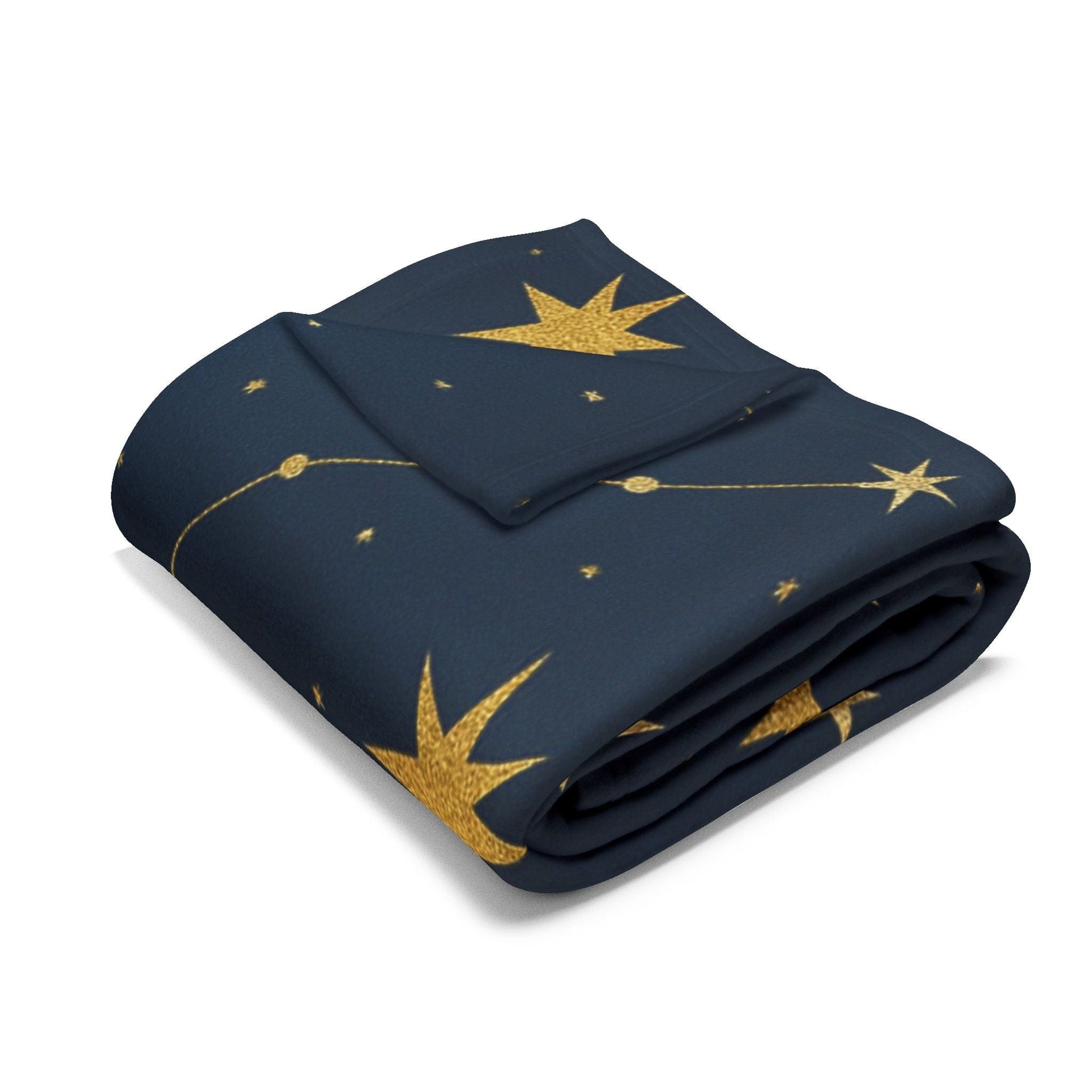 Printify Home Decor Cosmic Stars Fleece Blanket – Cozy Starry Nights Throw