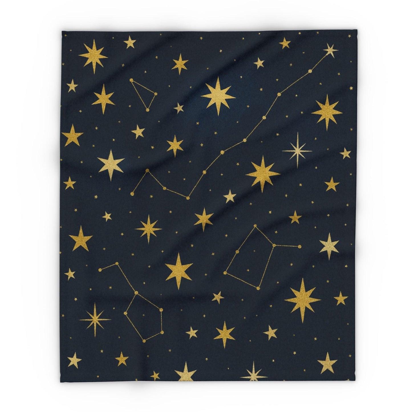 Printify Home Decor 50" × 60" Cosmic Stars Fleece Blanket – Cozy Starry Nights Throw