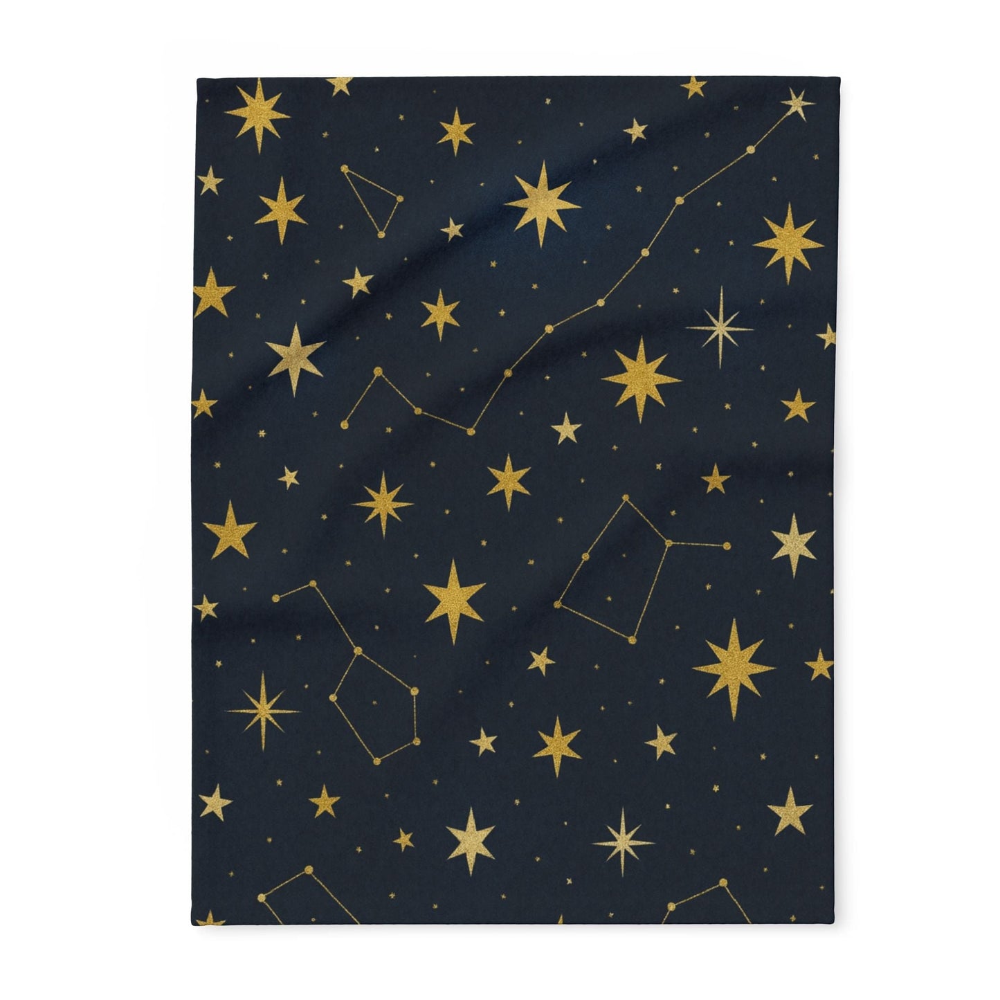 Printify Home Decor 30'' × 40'' Cosmic Stars Fleece Blanket – Cozy Starry Nights Throw
