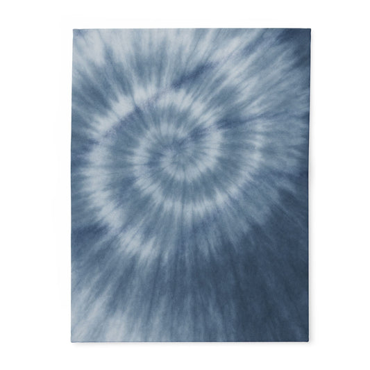 Printify Home Decor 30'' × 40'' Cozy Tie-Dye Fleece Blanket | Soft Arctic Throw