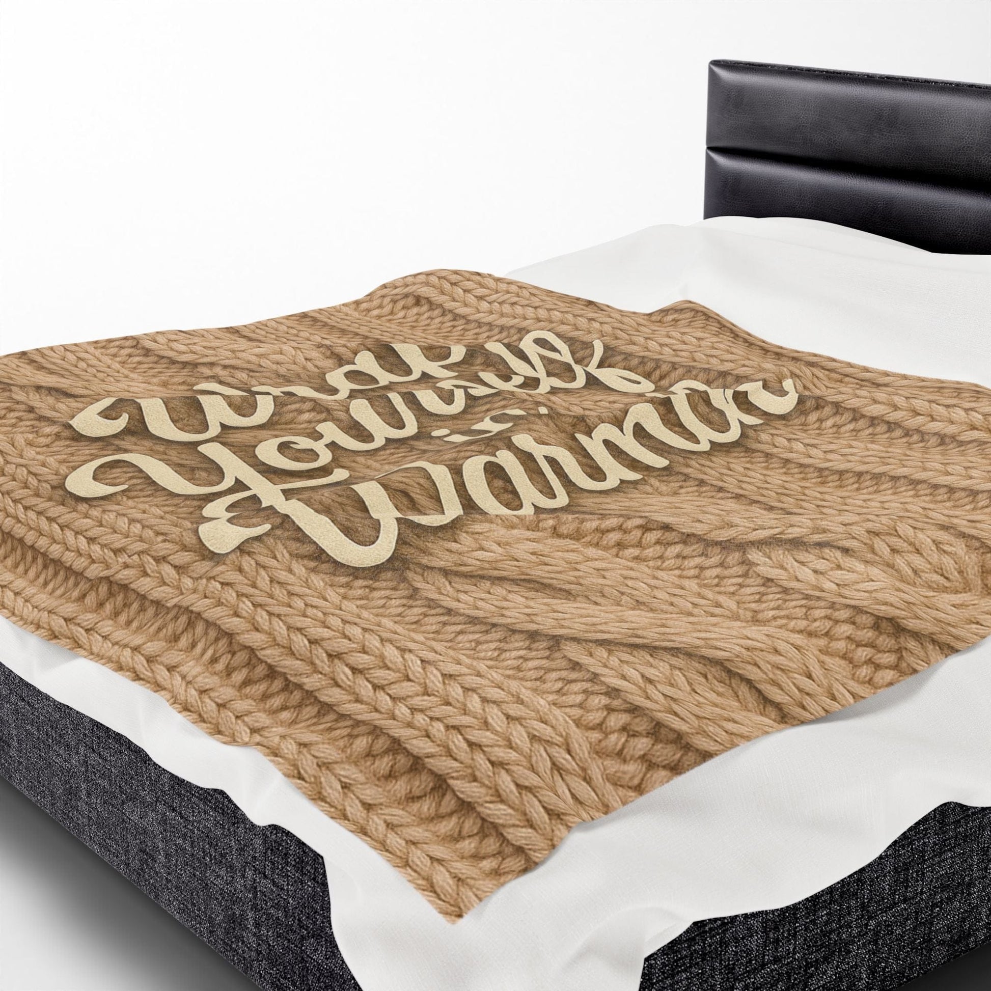 Printify All Over Prints Cozy Velveteen Plush Blanket | Wrap Yourself in Warmth | Perfect for Winter