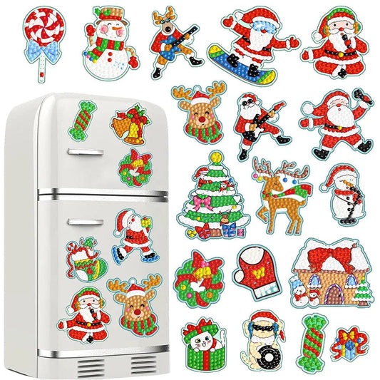 5DDpaints.com arts and crafts kit Diamond Painting Keychain Christmas Kit