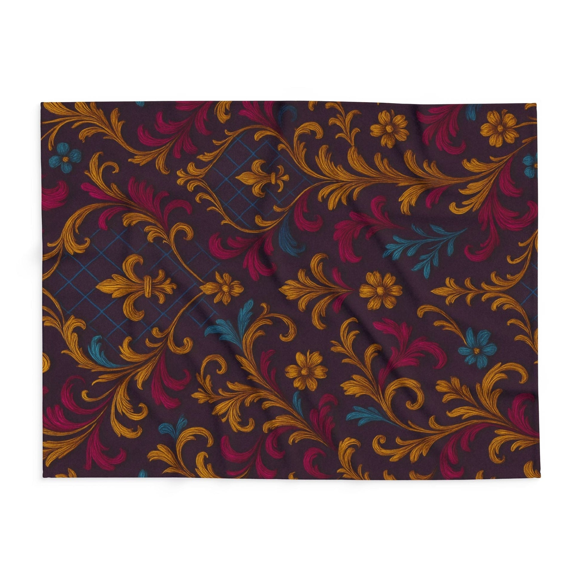 Printify Home Decor Elegant Floral Arctic Fleece Blanket