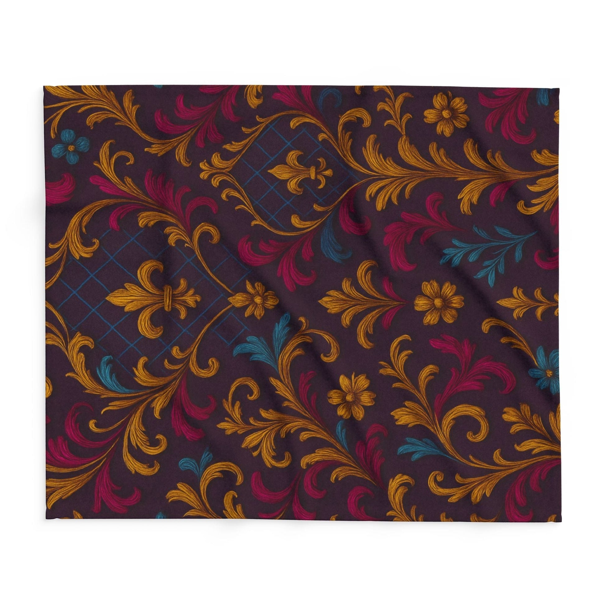 Printify Home Decor Elegant Floral Arctic Fleece Blanket