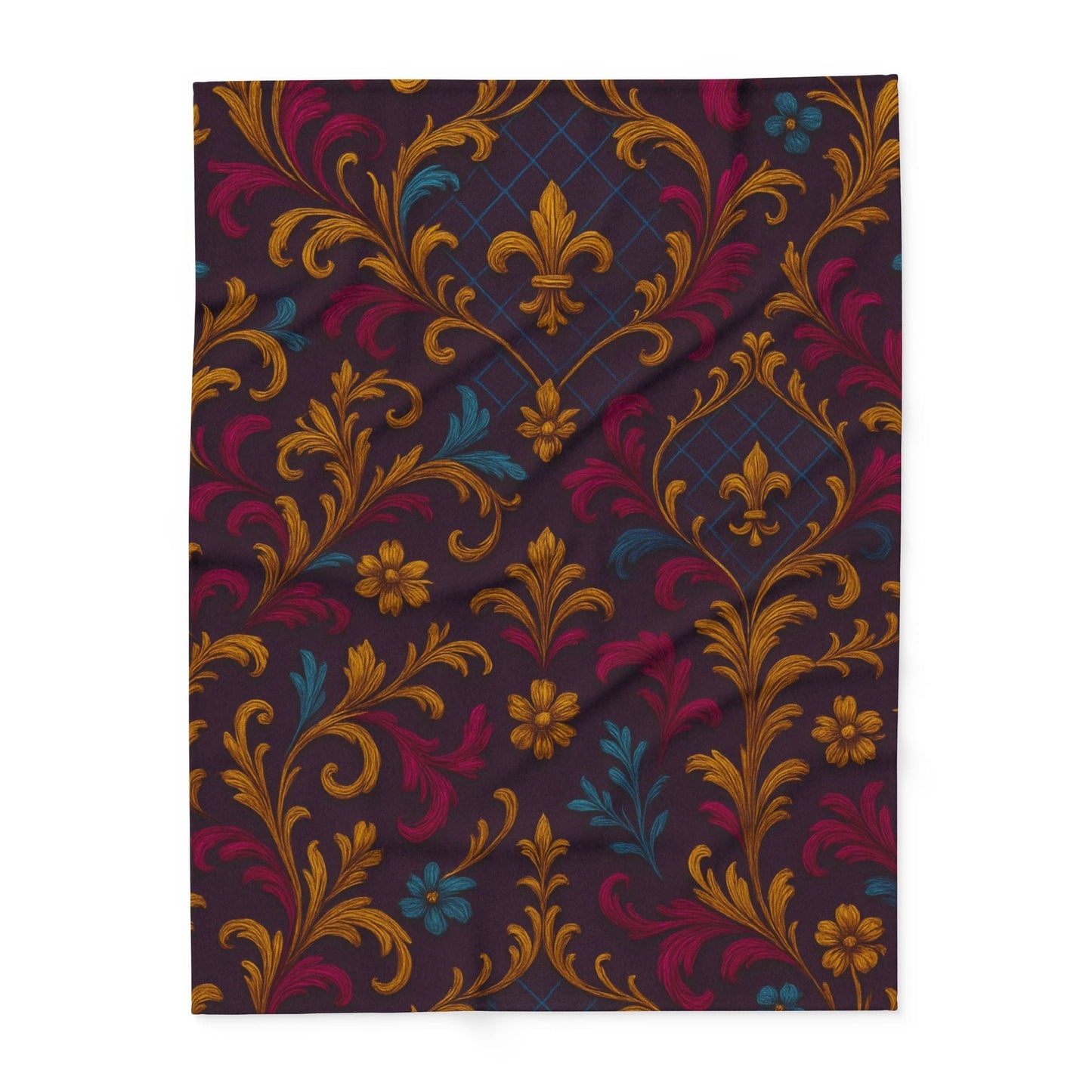 Printify Home Decor 60" × 80" Elegant Floral Arctic Fleece Blanket