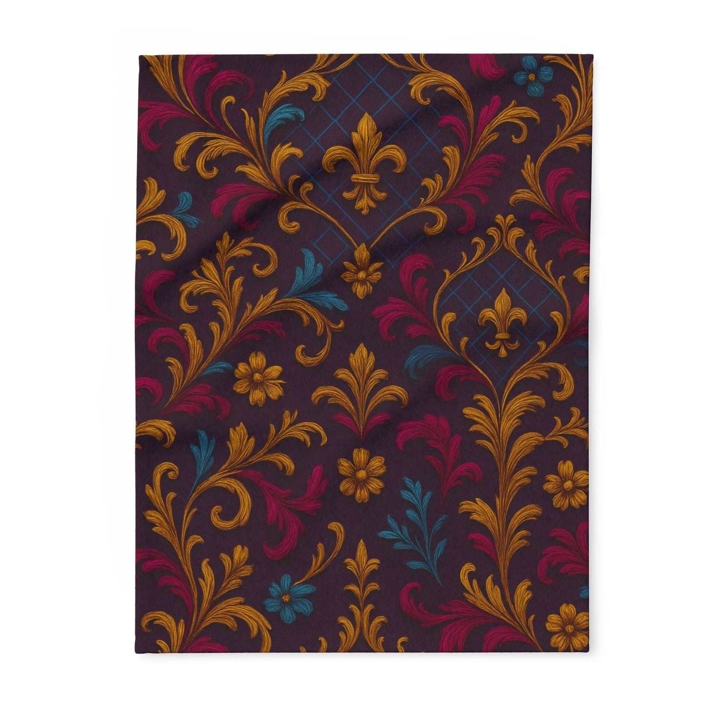 Printify Home Decor 30'' × 40'' Elegant Floral Arctic Fleece Blanket