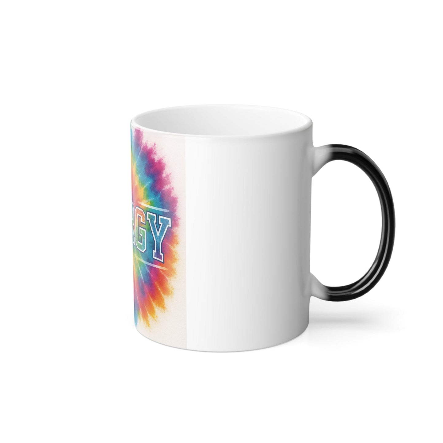 Printify Mug 11oz Energy Tie-Dye Color Morphing Mug