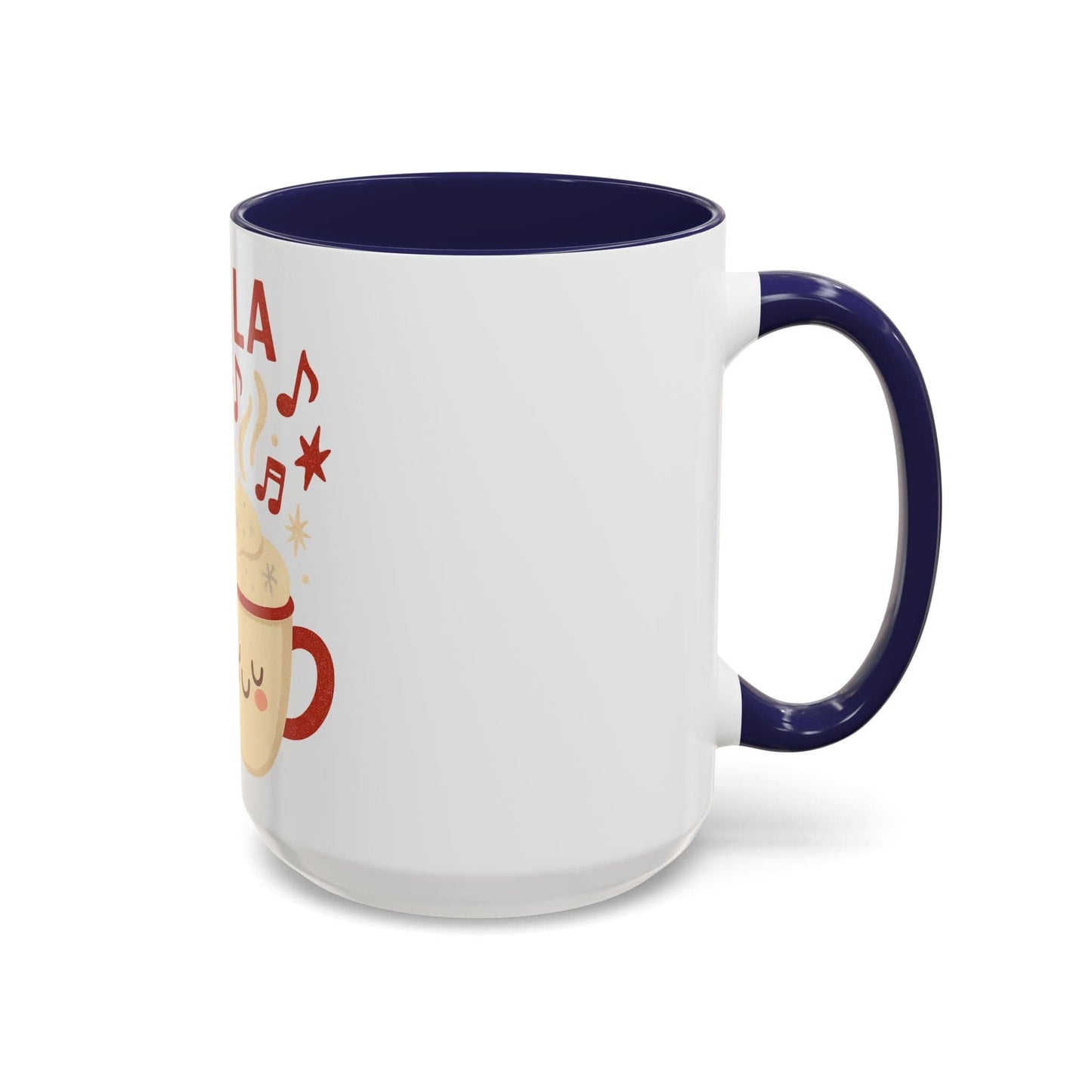 Printify Mug Fa La La La Latte Mug – Festive Holiday Coffee Cup (11oz / 15oz, Multi-Color Options)