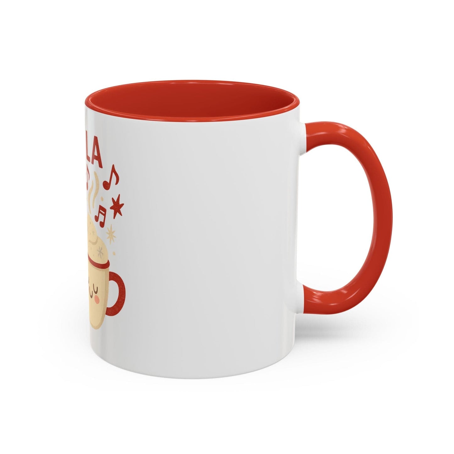 Printify Mug Fa La La La Latte Mug – Festive Holiday Coffee Cup (11oz / 15oz, Multi-Color Options)