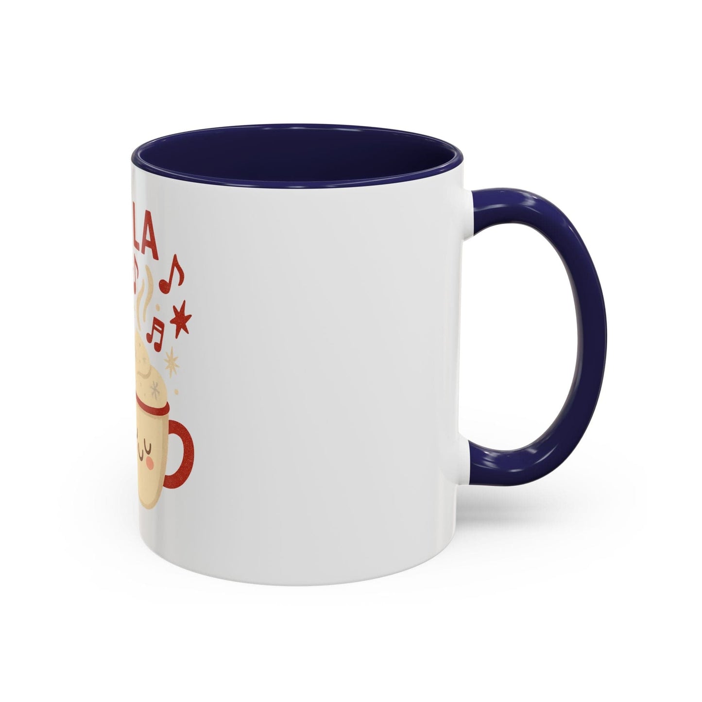 Printify Mug Fa La La La Latte Mug – Festive Holiday Coffee Cup (11oz / 15oz, Multi-Color Options)