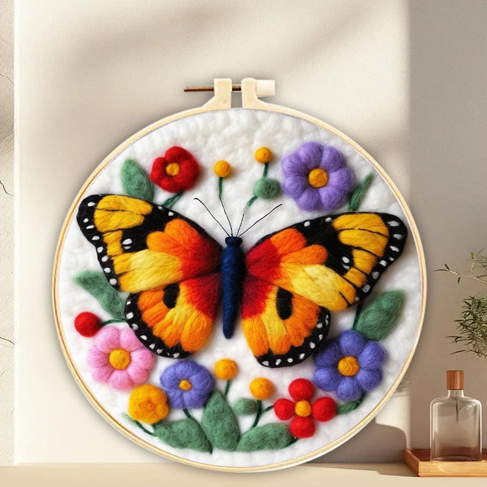 5DDpaints.com arts and crafts kit MZH-206-2020-XP Fantasy Creatures & Forest Friends Wool Needle Felting Kits – Whimsical Collection