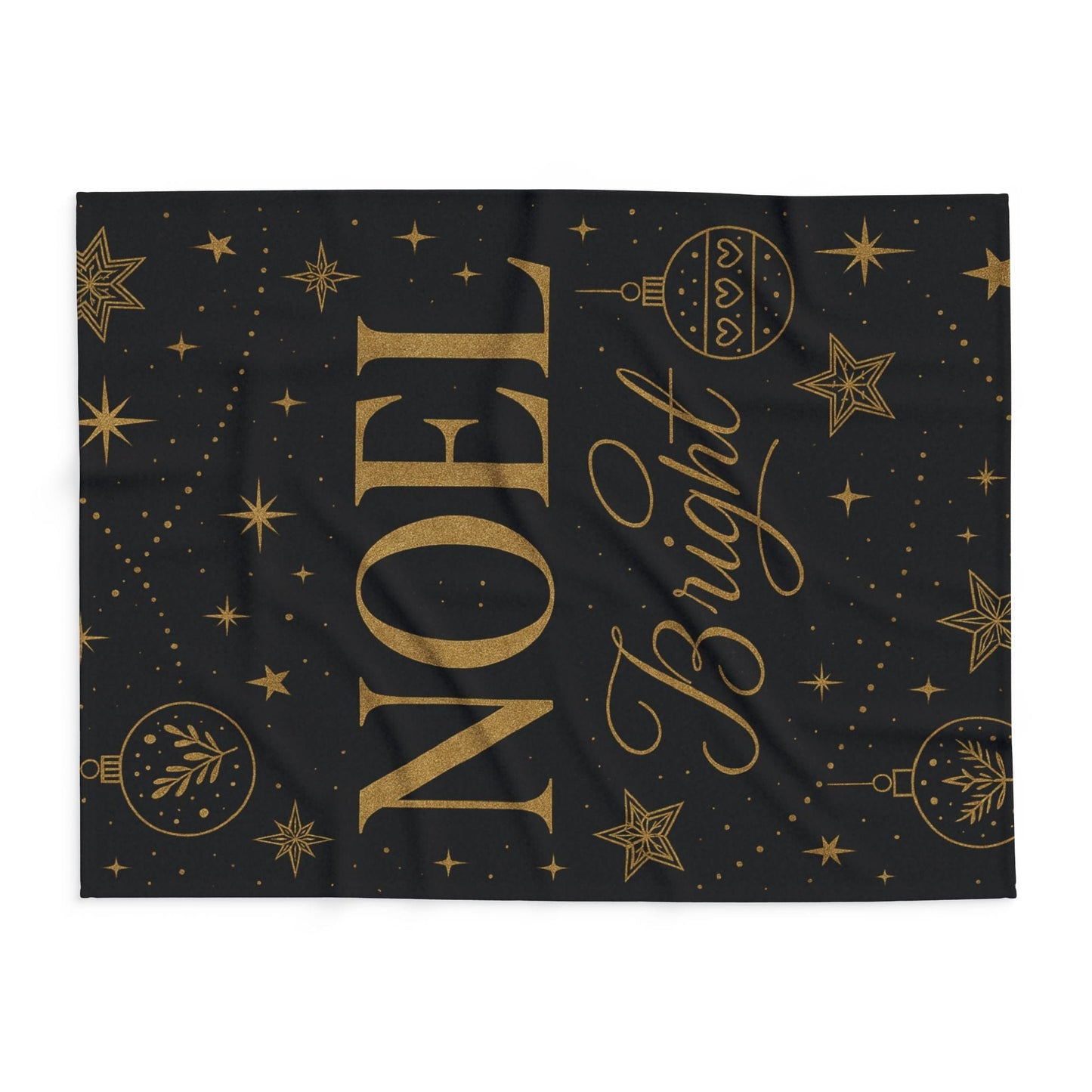 Printify Home Decor Festive Noel Fleece Blanket