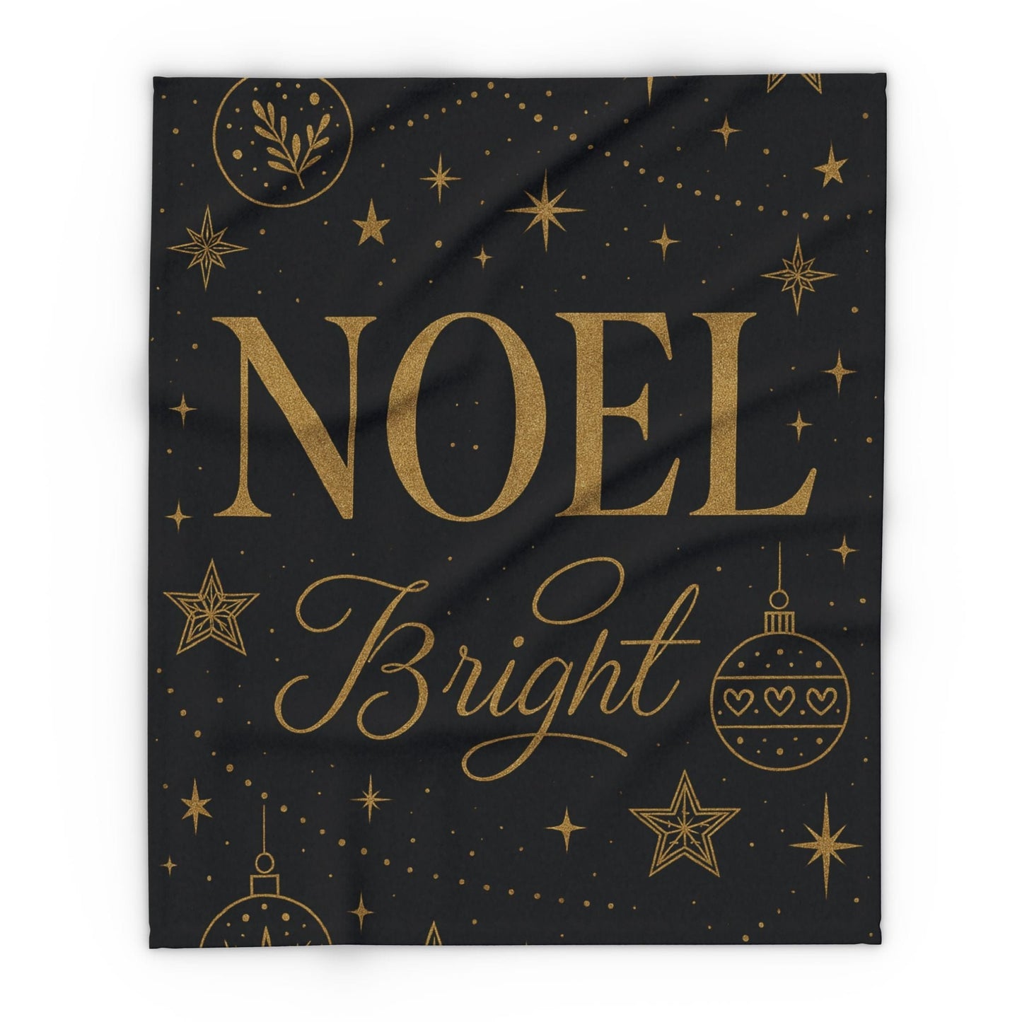 Printify Home Decor 50" × 60" Festive Noel Fleece Blanket