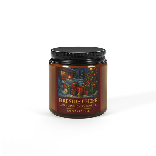 Printify Home Decor Fireside Cheer Scented Soy Candle - Cozy Home Aroma