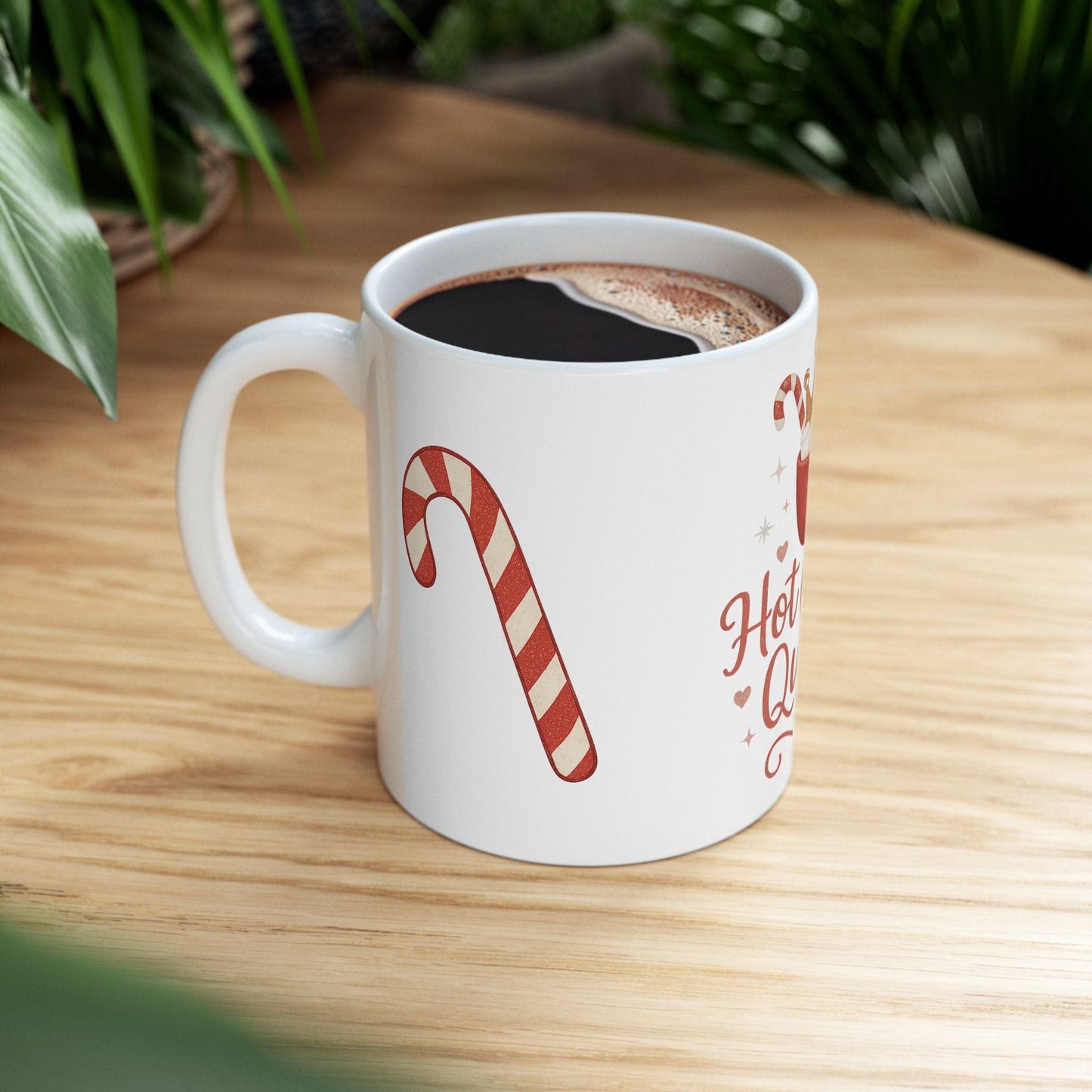 Printify Mug Hot Cocoa Queen Ceramic Mug -11oz or 15 oz mug