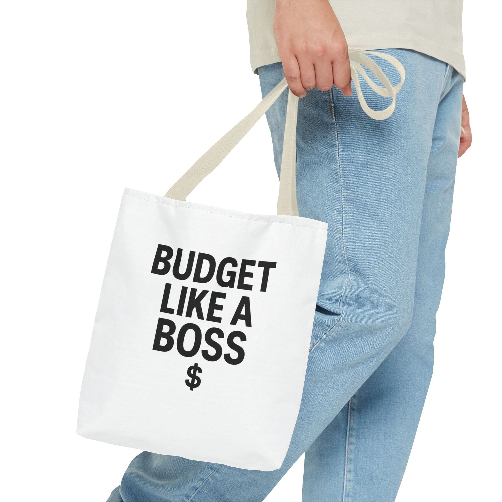Printify Bags Motivational Tote Bag - 'Budget Like A Boss'