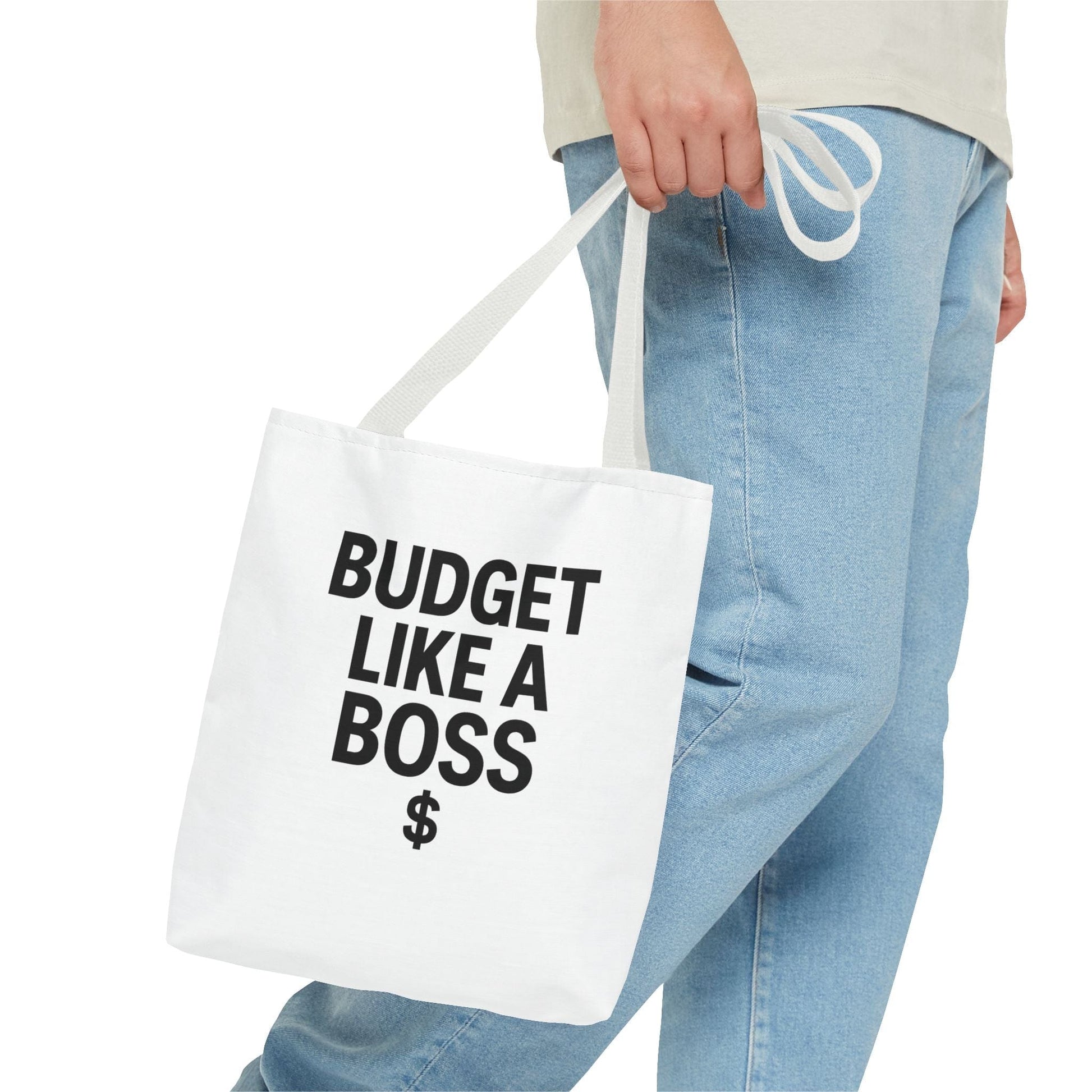Printify Bags Motivational Tote Bag - 'Budget Like A Boss'