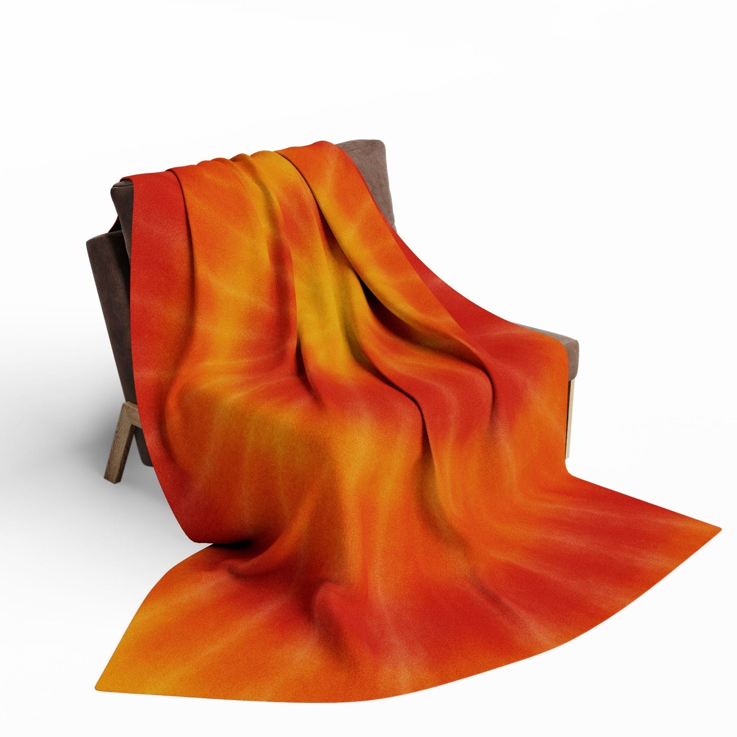 Printify Home Decor Phoenix Tie-Dye Arctic Fleece Blanket - Cozy Warmth for Vibrant Spaces