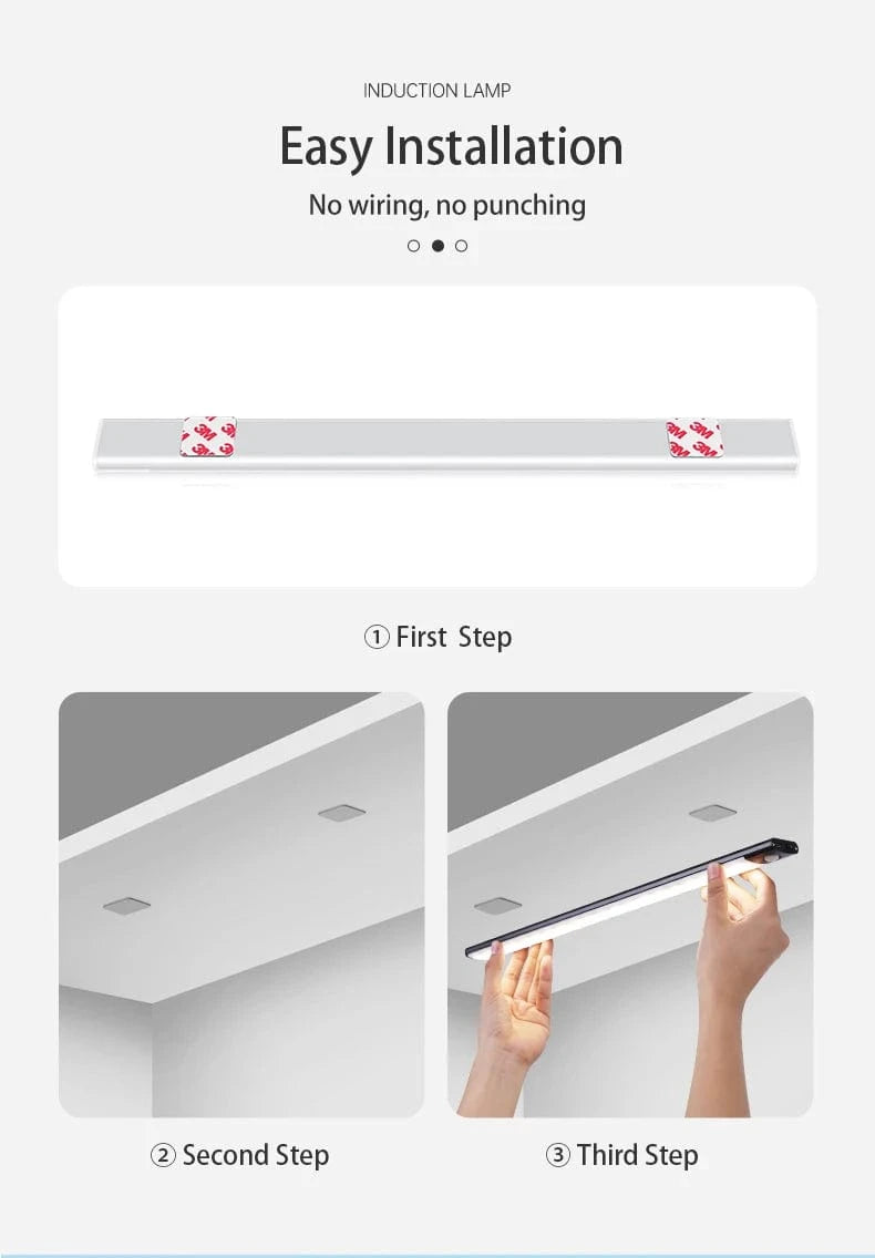 Amazello lights Rechargeable Motion Sensor LED Cabinet Light