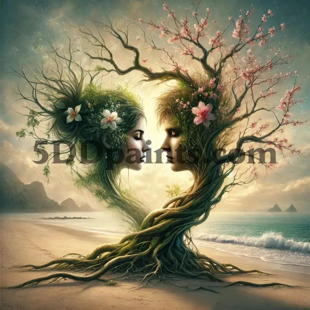 5DDPaints.com arts and crafts kit Rooted in Love Diamond Painting