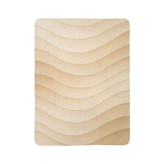 Printify Home Decor 60" × 80" / Beige Soft Sandstone Wave Sherpa Blanket — Large 60×80 Cozy Throw (Free Shipping)