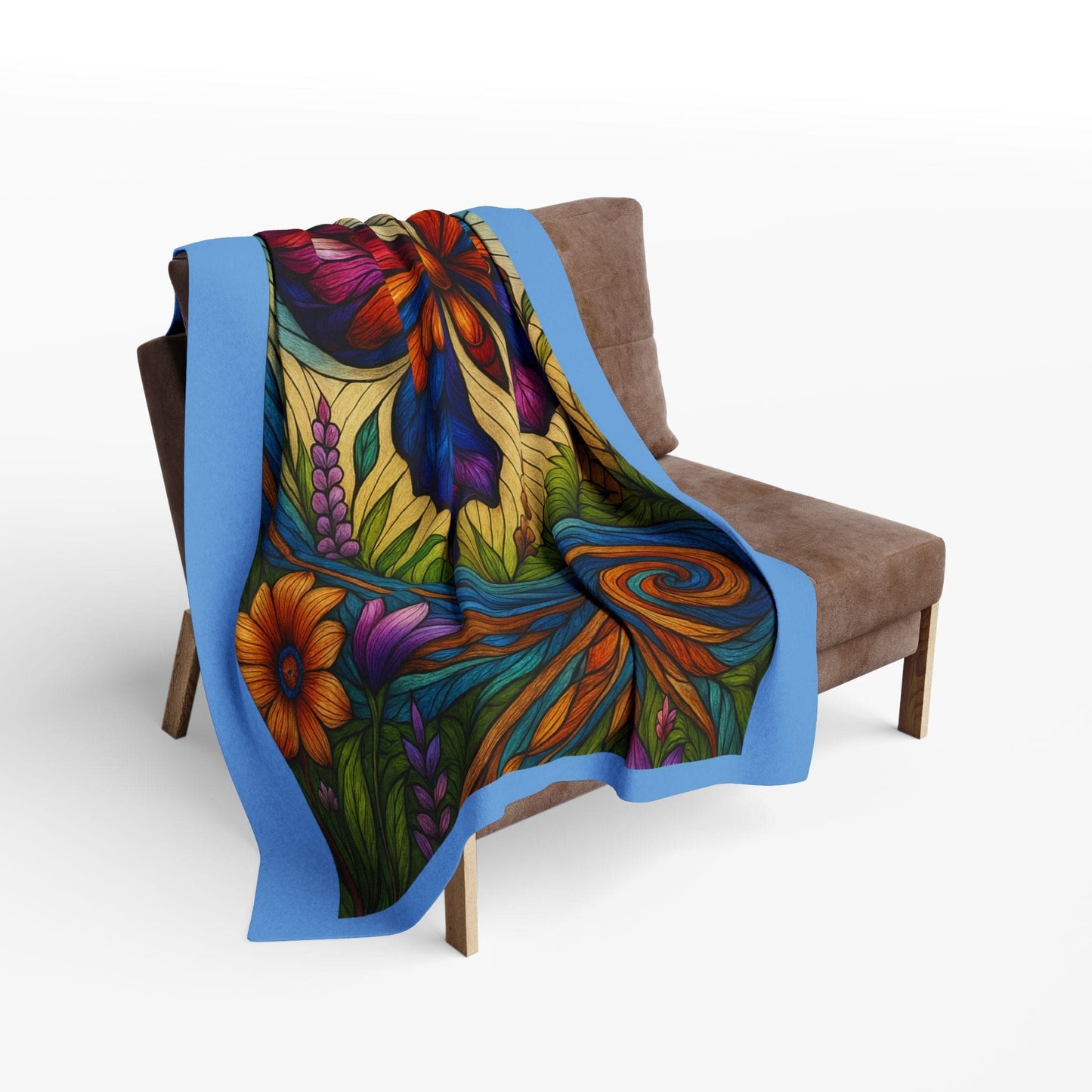 Printify Home Decor 50" × 60" Vibrant Butterfly Comfort - Arctic Fleece Blanket