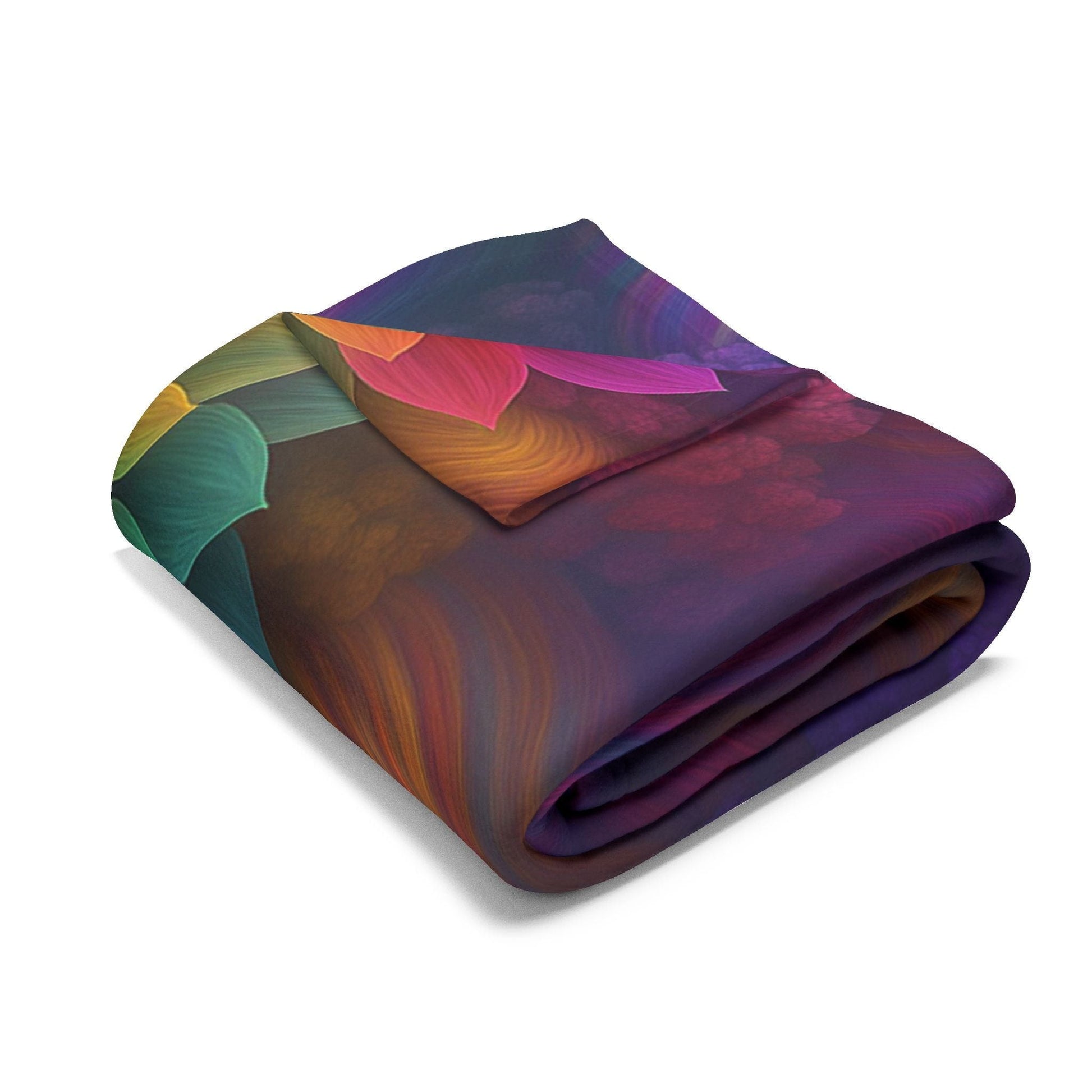 Printify Home Decor Vibrant Floral Arctic Fleece Blanket