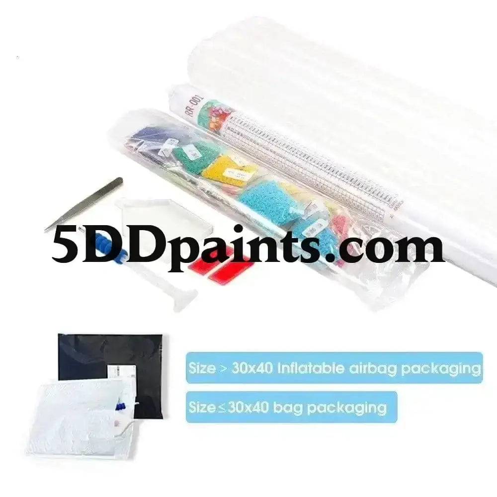 5DDPaints.com Art & Craft Kits Winter Balloon Wonderland Diamond Painting Kit 30x60cm or 40x80cm
