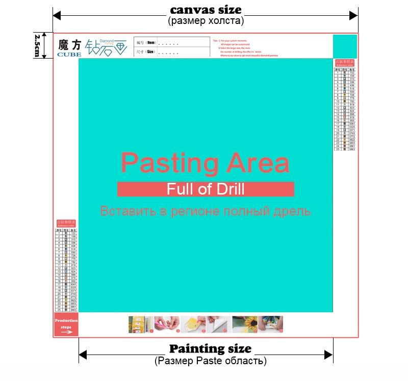 Amazello decoration 5D Diamond Painting Colorful Animals **Round Drills Only**