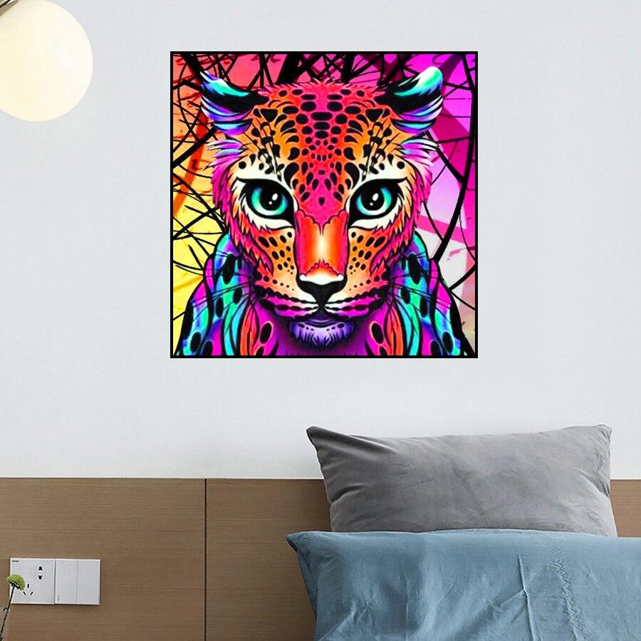 Amazello decoration 5D Diamond Painting Colorful Animals **Round Drills Only**