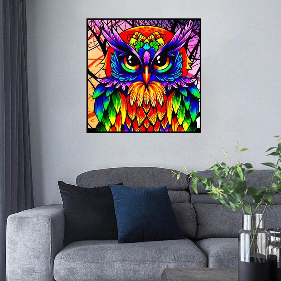 Amazello decoration 5D Diamond Painting Colorful Animals **Round Drills Only**