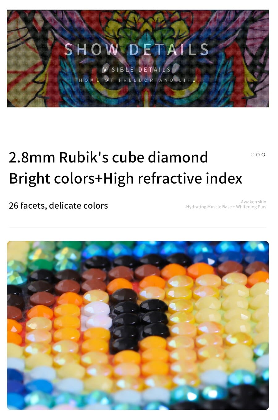 Amazello decoration 5D Diamond Painting Colorful Animals **Round Drills Only**