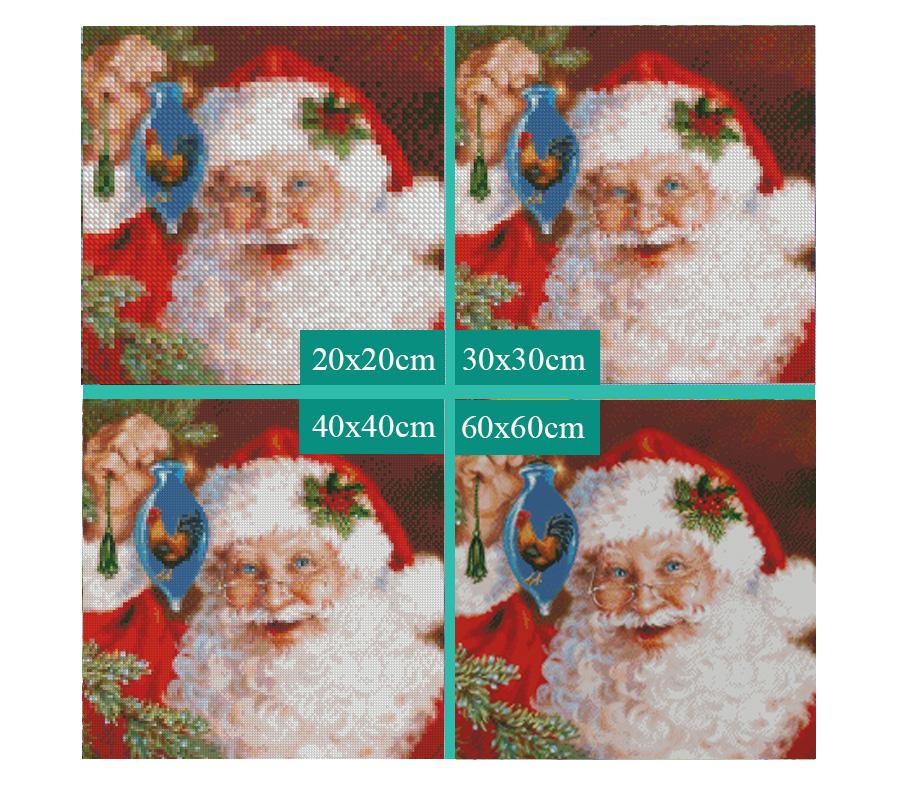 Amazello home decor 5D Diamond Painting Santa Claus