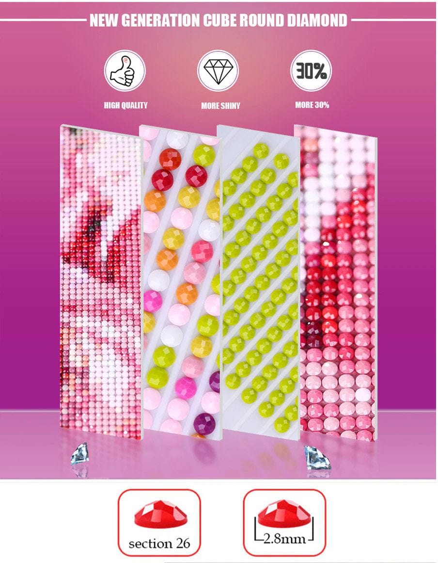 Amazello Art & Craft Kits 5D Diamond Painting Twinkle Abstract