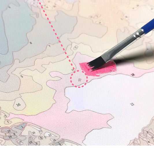 Amazello decoration Paint by Numbers Owl Mini Collection