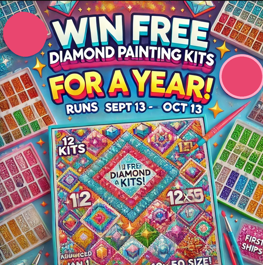 Win FREE Diamond Painting Kits for a Year + New Loyalty Rewards & VIP Membership Sneak Peek!