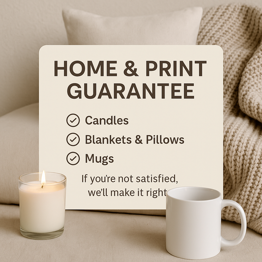 🏡✨ Introducing Our Home & Print Guarantee!