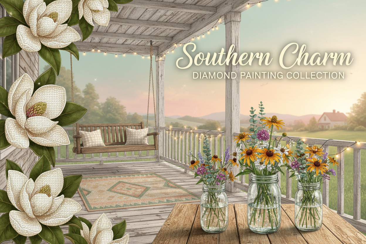 Southern Charm Diamond Painting Kits – Elegant Country Designs ...