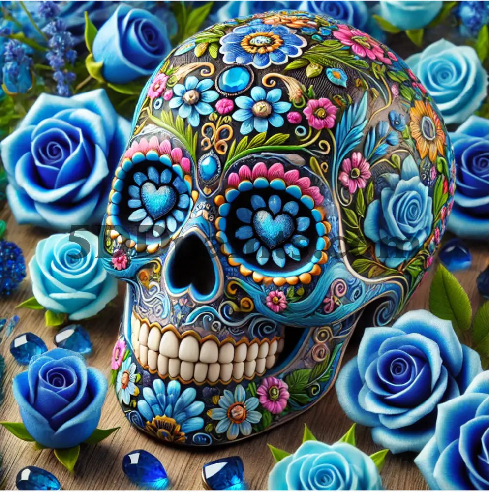 5D Diamond Paining Day Of The Dead Skull Art & Craft Kits