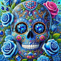 5D Diamond Paining Day Of The Dead Skull Art & Craft Kits