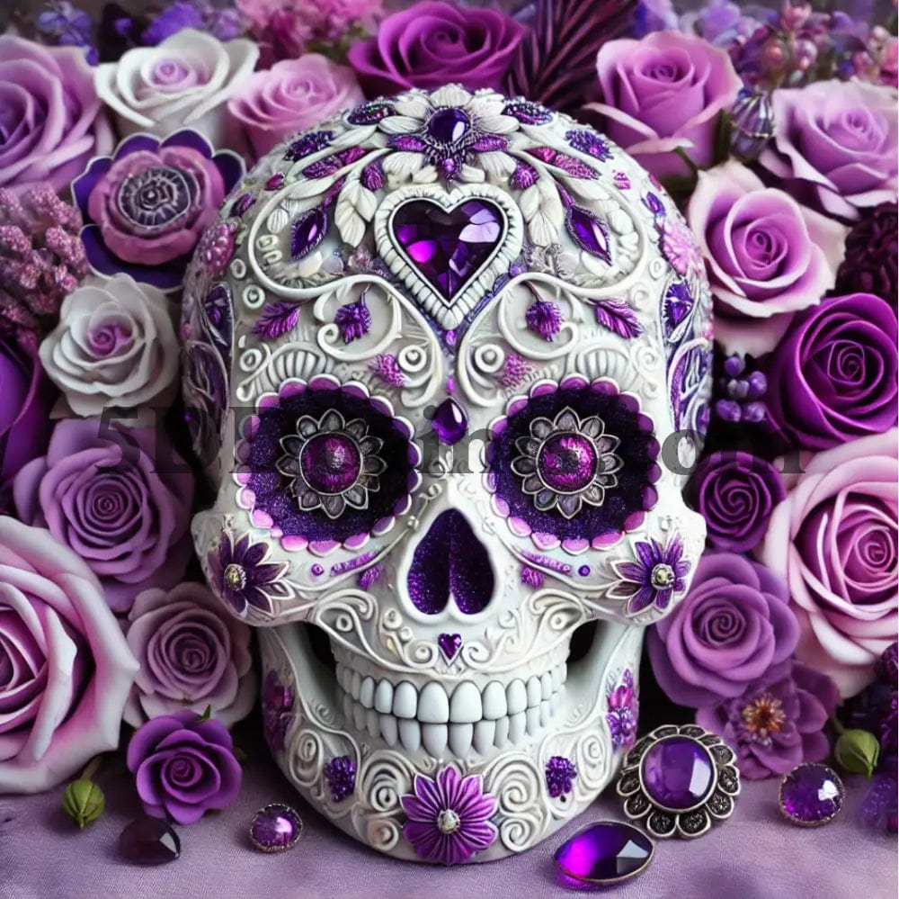 5DDPaints.com Art & Craft Kits 2 / 20x20cm square 5D Diamond Paining Day of the Dead Skull