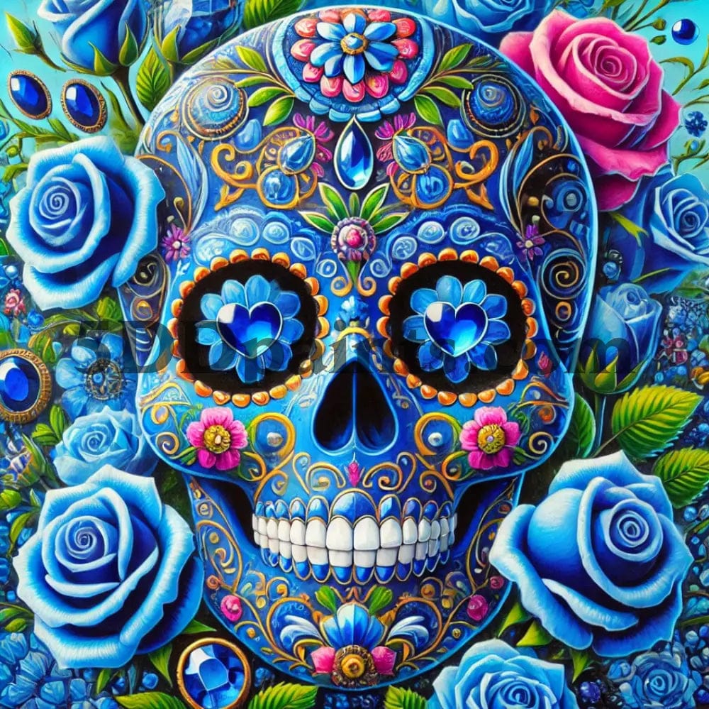 5DDPaints.com Art & Craft Kits 3 / 20x20cm square 5D Diamond Paining Day of the Dead Skull