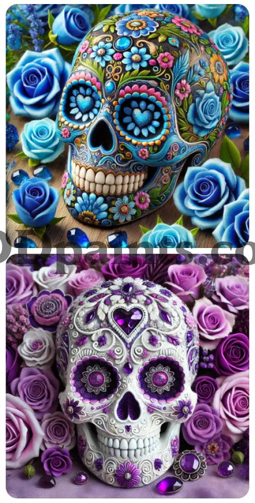 5D Diamond Paining Day Of The Dead Skull Art & Craft Kits