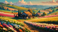 5D Diamond Painting Countryside In Italy Art & Craft Kits