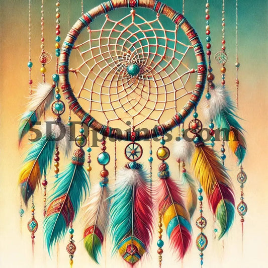 Amazello Art & Craft Kits 5D Diamond Painting Dreamcatcher