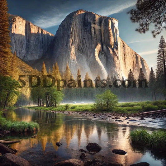 5DDPaints.com arts and crafts kit 5D Diamond Painting El Capitan  - US National Park Series